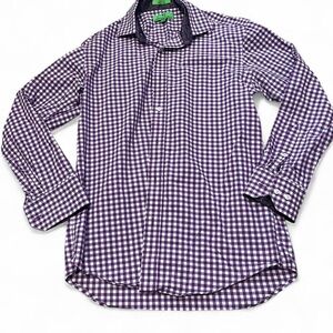 Classic Purple Checkered Men's Shirt